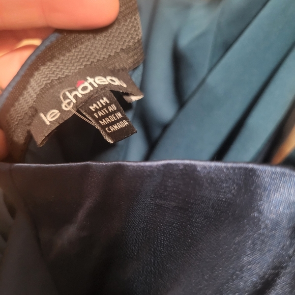 La chateau Elegant silk green blouse - Picture 4 of 4